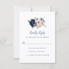 Klassische Bloom-UAWG RSVP Karte