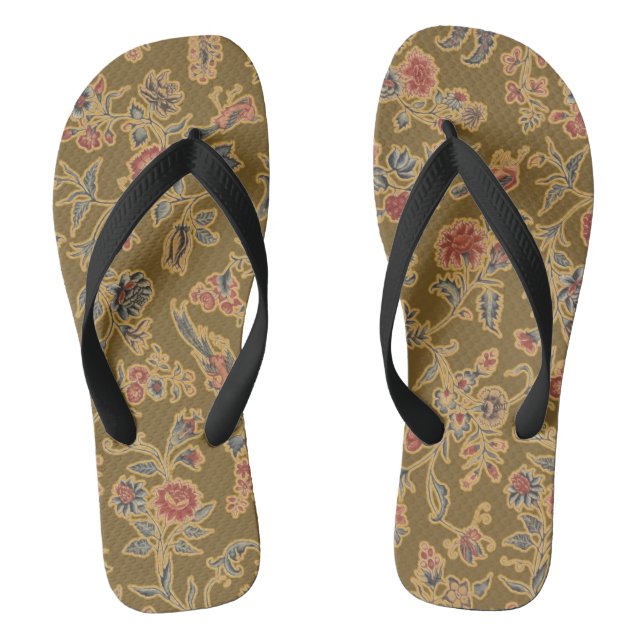 Klassische Blume Chintz Hübsch Soft Floral Design Flip Flops (Fußbett)