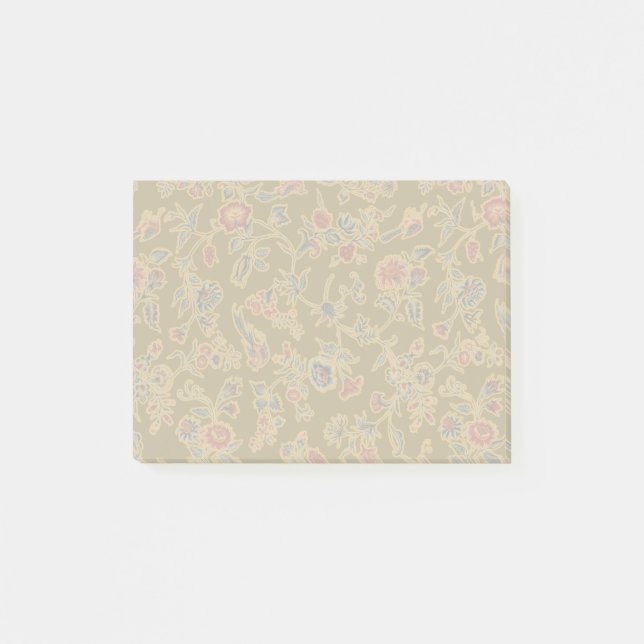 Klassische Blume Chintz Hübsch Soft Floral Design Post-it Klebezettel (Vorderseite)