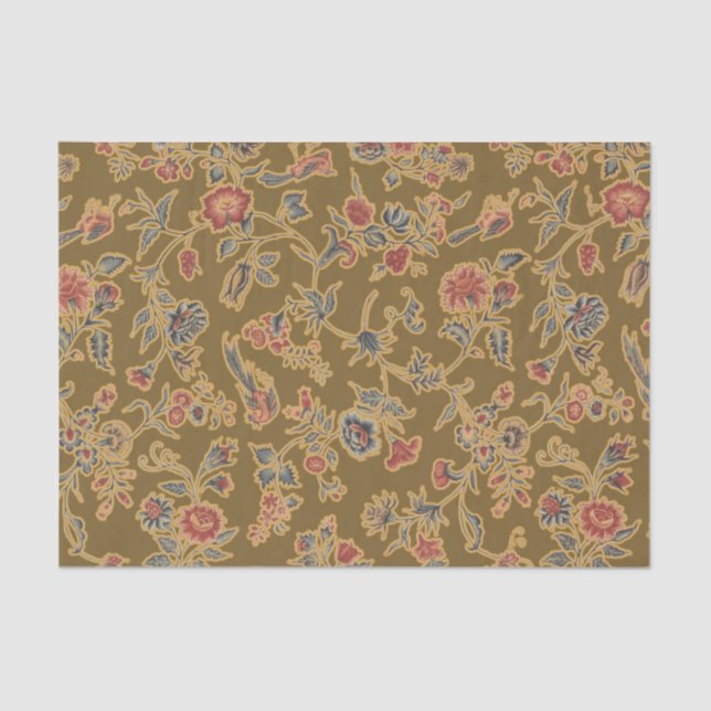 Klassische Blume Chintz Hübsch Soft Floral Design Seidenpapier (Vorderseite)