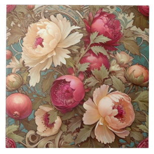 Klassische Blumenfruchtdekoration Keramik Tile Fliese