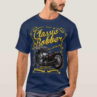 Klassische Bobber Motorräder T-Shirt