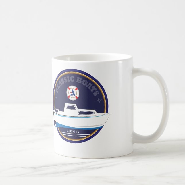 Klassische Boote Albin 25 Tasse (Rechts)