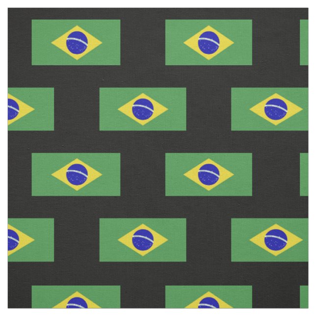 Klassische brasilianische Flagge Stoff (Muster)