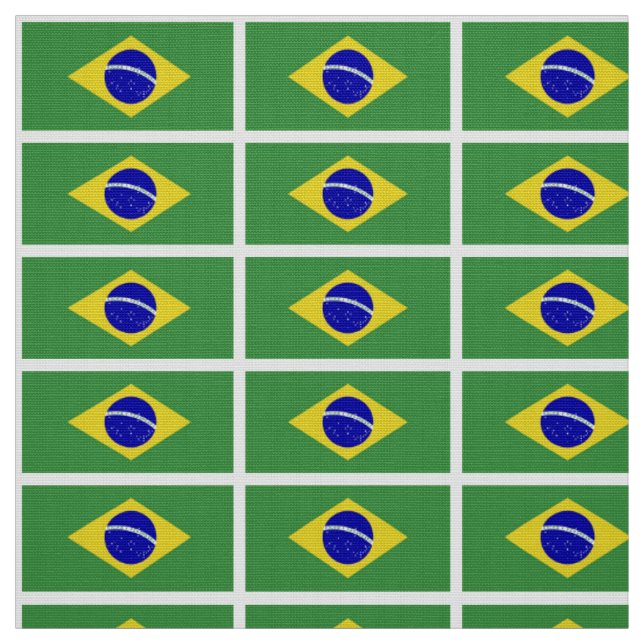 Klassische brasilianische Flagge Stoff (Muster)