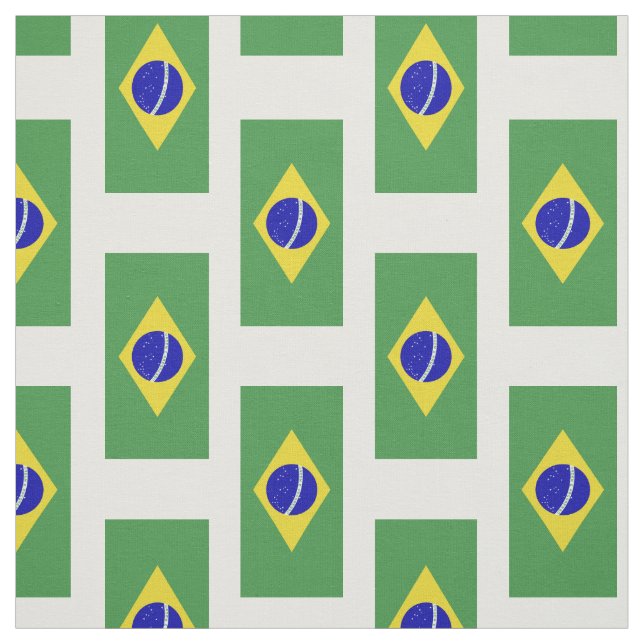Klassische brasilianische Flagge Stoff (Muster)