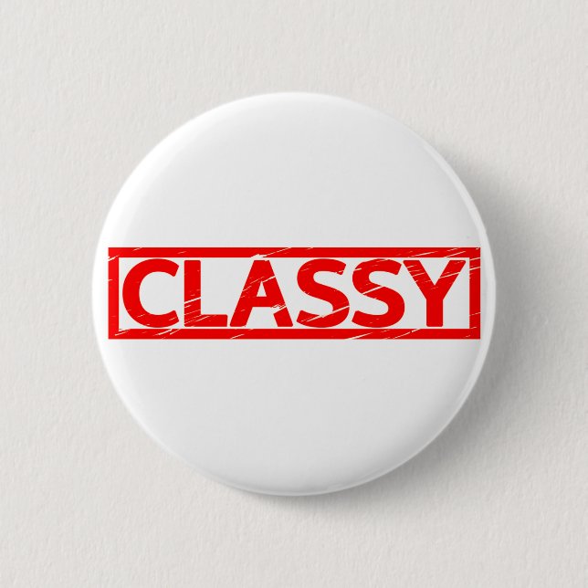 Klassische Briefmarke Button (Vorderseite)