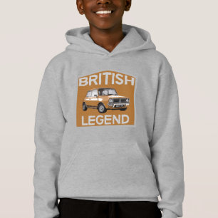 Klassische britische Autos Autoliebhaber Vinta Hoodie