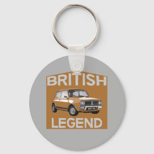 Klassische britische Autos Autoliebhaber Vinta Schlüsselanhänger