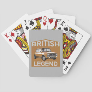 Klassische britische Autos Autoliebhaber Vinta Spielkarten