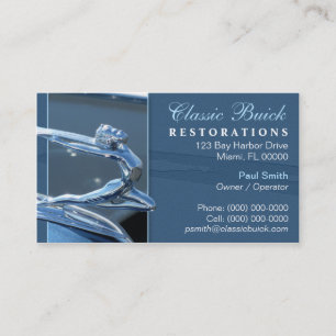 Klassische Buick-Visitenkarte Visitenkarte