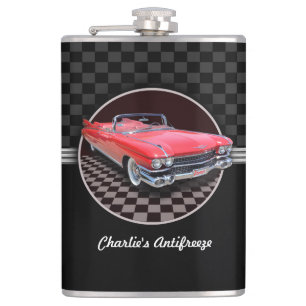 Klassische Cadillac-Frostschutzmittel-Flasche Flachmann
