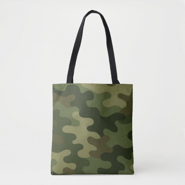 Klassische Camouflage drucken Erdgrün und braun (Vorderseite)