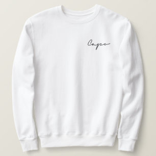 Klassische Capo-Strickjacke Sweatshirt