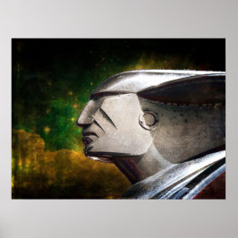 Klassische Car Hood Ornament Poster