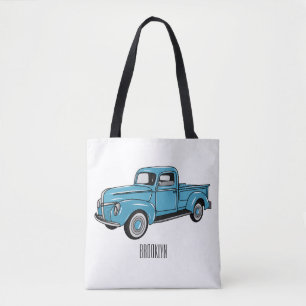 Klassische Cartoon-Illustration eines Pick-up-Truc