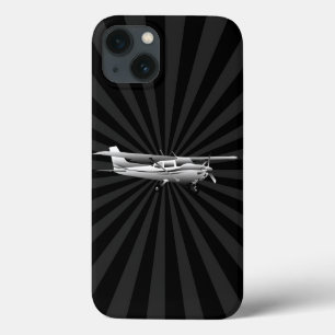 Klassische Cessna-Silhouette mit Sunburst Case-Mate iPhone Hülle