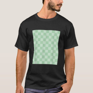 Klassische Checked Schachbrett Checkerboard-Skala  T-Shirt