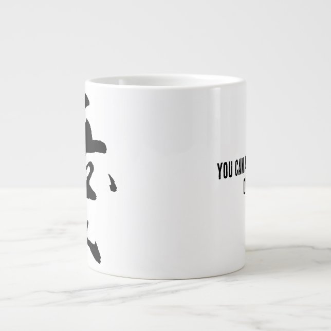 Klassische chinesische Kalligrafie-Liebe-#001- Jumbo-Tasse (Vorderseite)