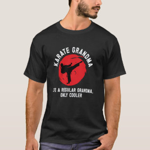 Klassische coole Karate-Oma Karate-Großmutter T-Shirt