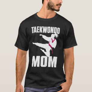 Klassische coole Taekwondo-Mutter für Frauen Mädch T-Shirt
