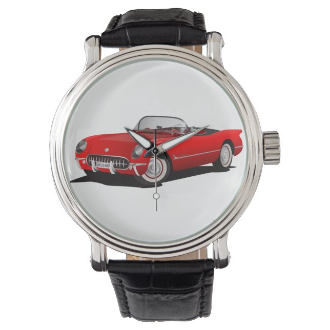 Klassische Corvette Watch Armbanduhr (Vorderseite)