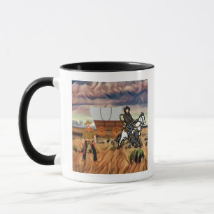 Klassische Cowboys Western Kaffeekochen Tasse