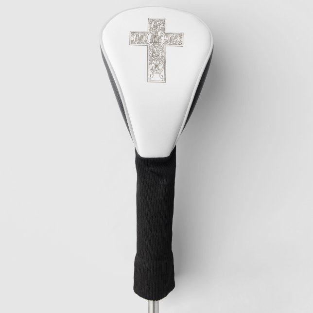 Klassische Cross Art Golf Headcover (Vorderseite)