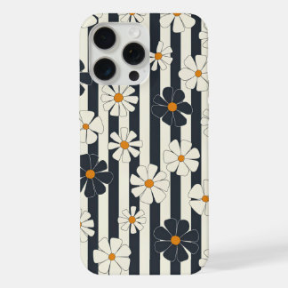 Klassische Daisy Stripes iPhone 15 Pro Max Hülle