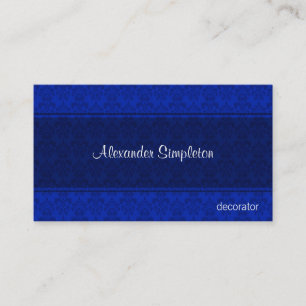 Klassische Damast-Ornament-Profistationery Visitenkarte
