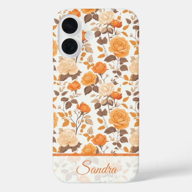 Klassische Damenaccessoires Rose Name Case-Mate iPhone Hülle (Rückseite)