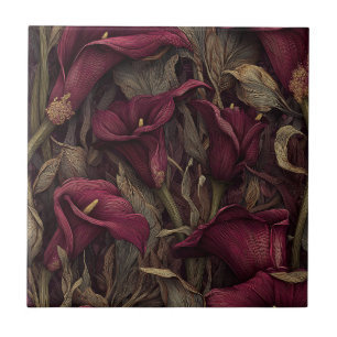 Klassische dekorative Kalla-Lilien-Fliese für das  Fliese