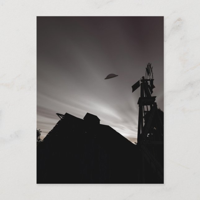 Klassische Domed Saucer 2 Postkarte (Vorderseite)