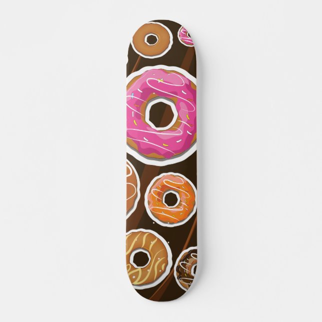 Klassische Doughnut Skateboard (Vorne)