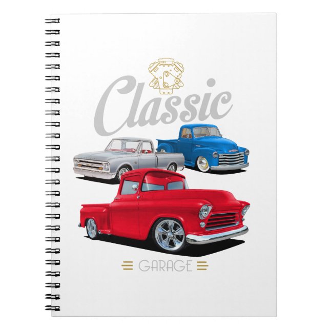 Klassische Drei Notizblock (Vorderseite)