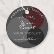 Klassische dunkelgraue und burgundy Produktverpack