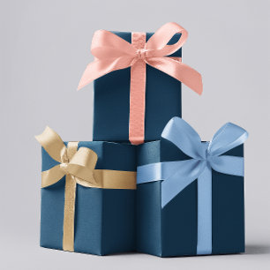 Klassische dunkle, blaue Wrapping Paper Sheets Geschenkpapier Set