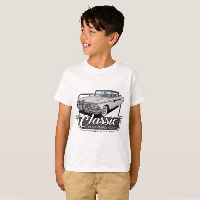 Klassische Edsel Autos T-Shirt (Vorne ganz)