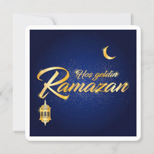 Klassische Eid Mubarak Ramadan Gruß-Karte Einladung