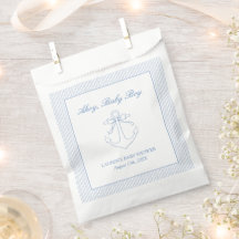 Klassische einfache Ahoy Baby Boy nautische Dusche