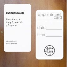 KLASSISCHE EINFACHE BENENNUNGSKARTE FÜR DAS GESCHÄ