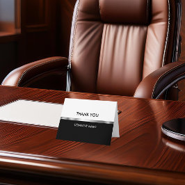 Klassische, einfache Business-dank-Karten Dankeskarte