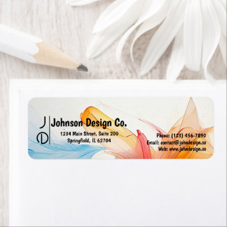 Klassische Einfachheit: Rücksendeadresse