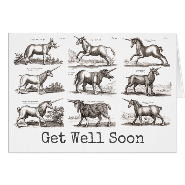 Klassische Einhorn Antike Mythische Magische Kreat (Vorderseite (Horizontal))