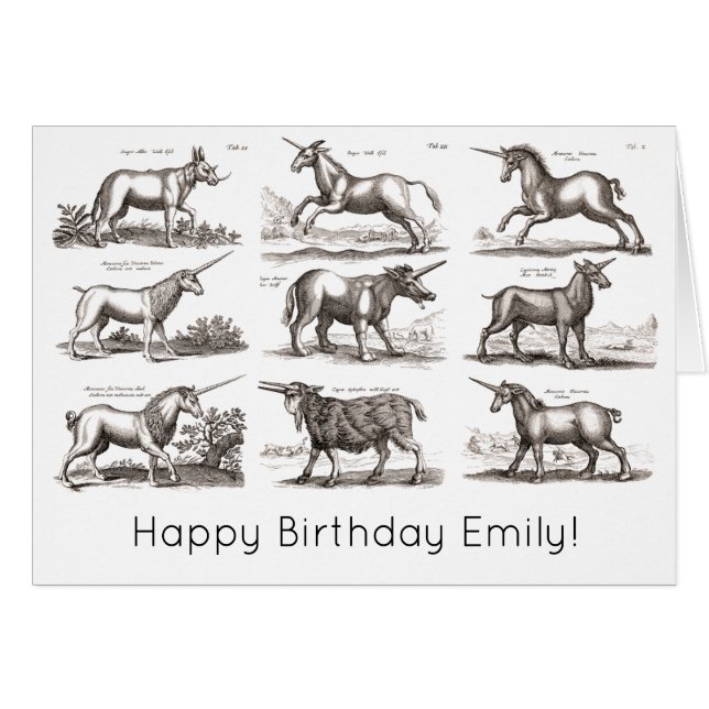 Klassische Einhorn Antike Mythische Magische Kreat (Vorderseite (Horizontal))