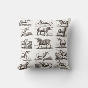 Klassische Einhorn Antike Mythische Magische Kreat Kissen