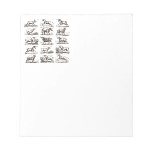 Klassische Einhorn Antike Mythische Magische Kreat Notizblock