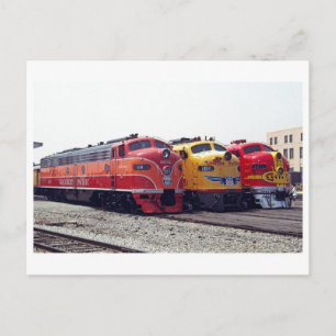 Klassische Eisenbahn-Postkarte Postkarte