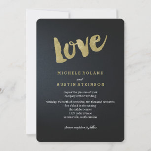 Klassische Elegance Einladung zur Hochzeit