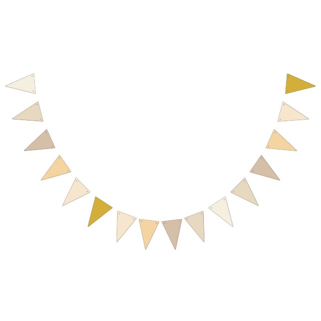 Klassische Elegance Perle an weiche Gold Gradient Wimpelkette (Alle)